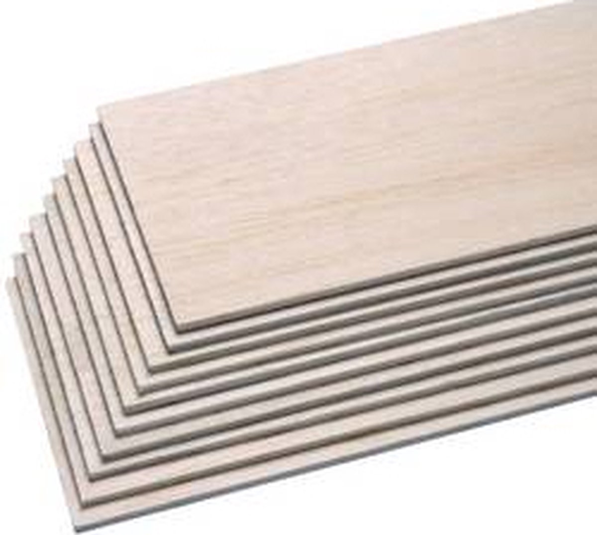 Pichler Modellbau Balsahout plank C6438 (l x b x h) 1000 x 100 x 0.8 mm 10 stuk(s)