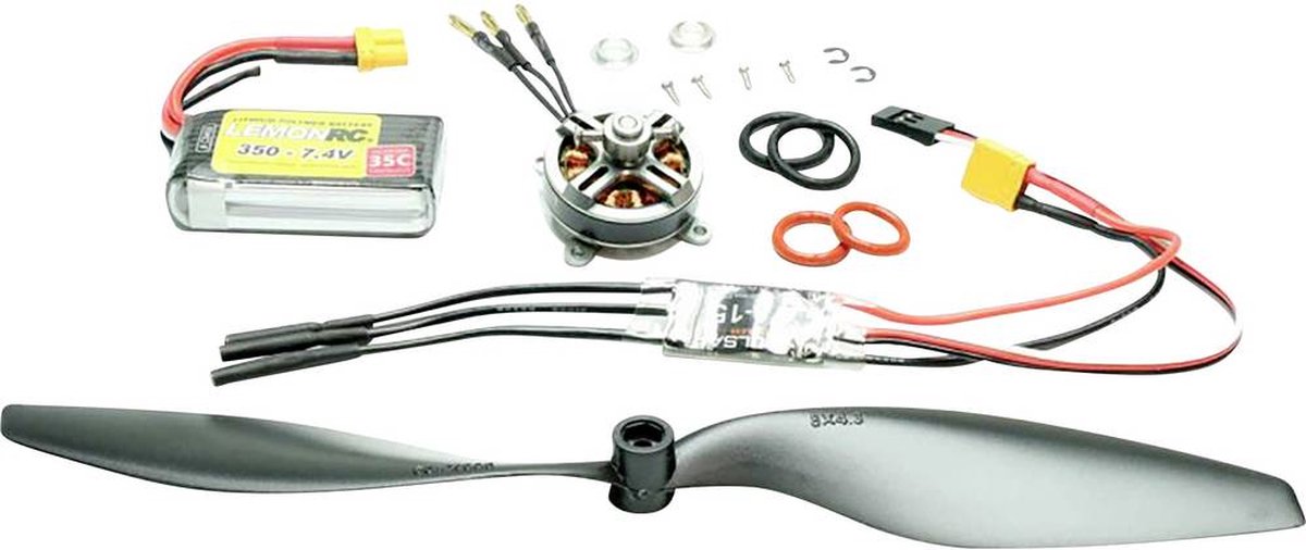 Pichler Pulsar Shocky Pro 2204 Brushless elektromotor voor autos kV (rpm/volt): 1800