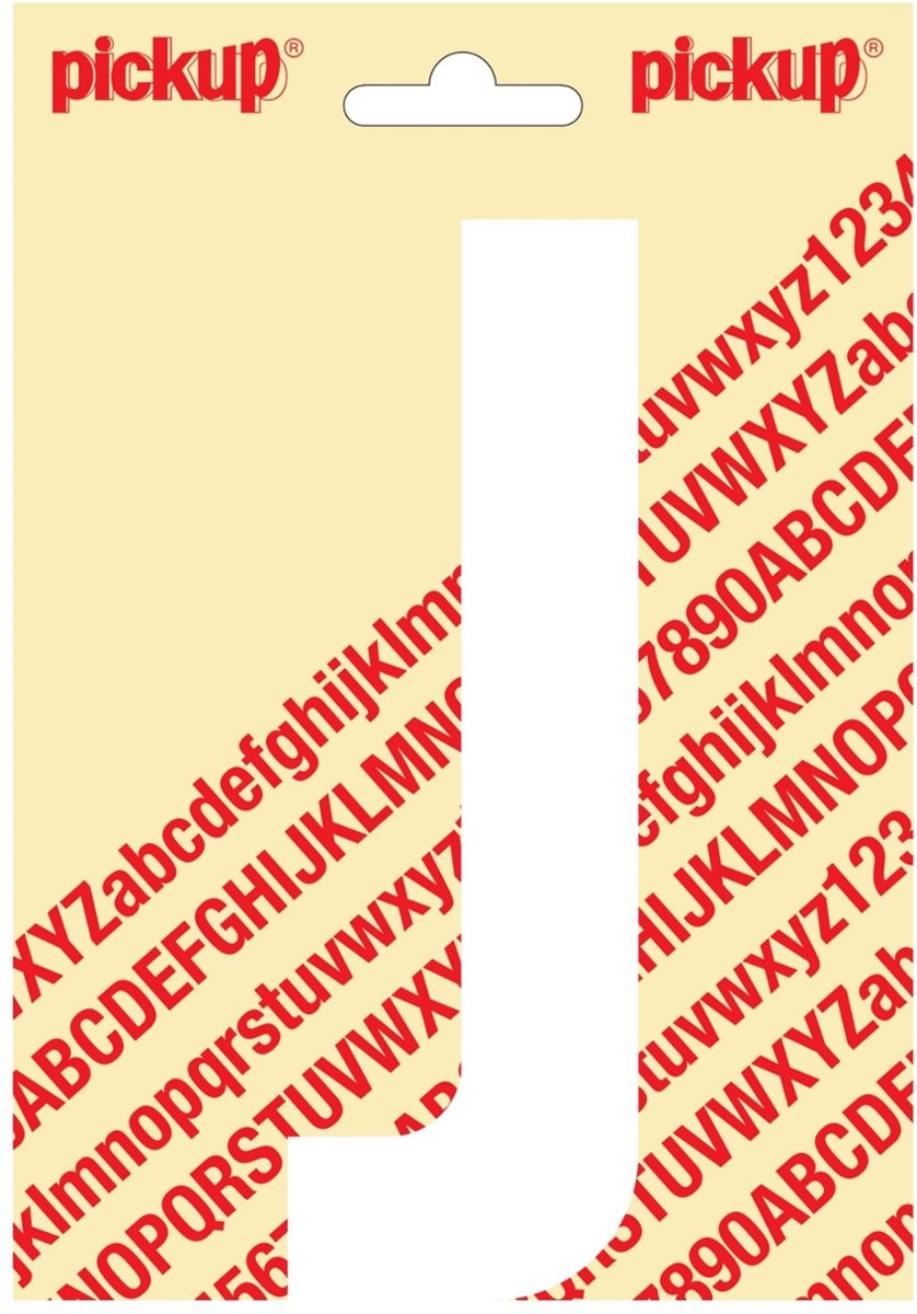 Pickup Plakletter Nobel Wit 