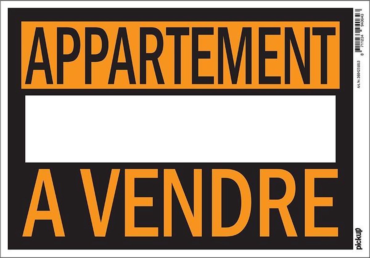 Pickup affiche plastique 23x33 cm - appartementA Vendre