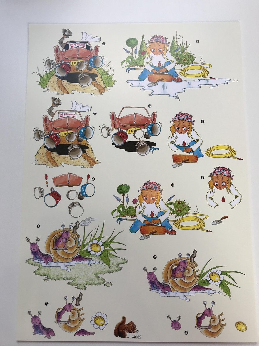 Studio Light 1x Knipvel A4 Pas Getrouwd