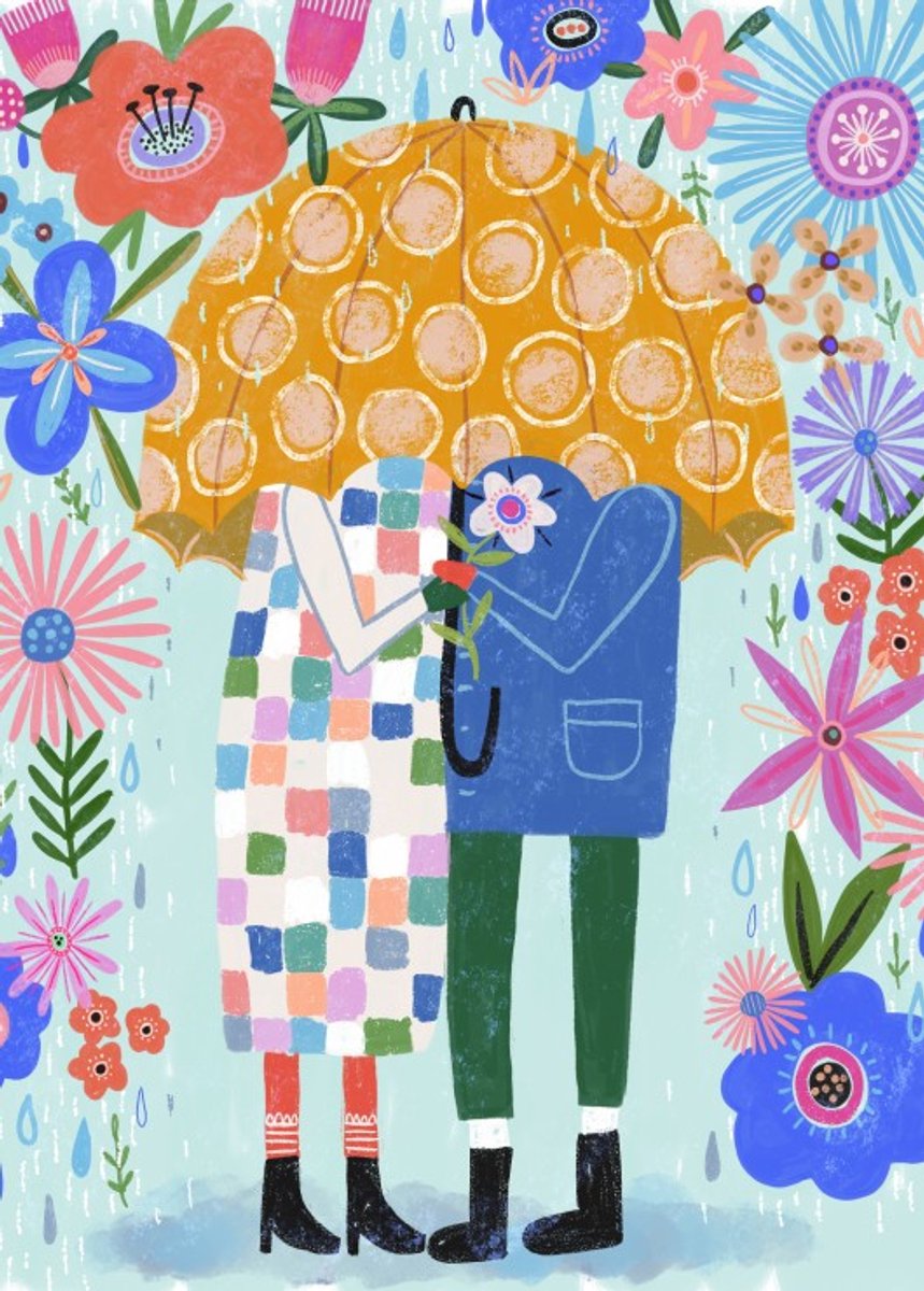 Pieces & Peace legpuzzel Flower Shower - 500 stukjes kleurrijk.