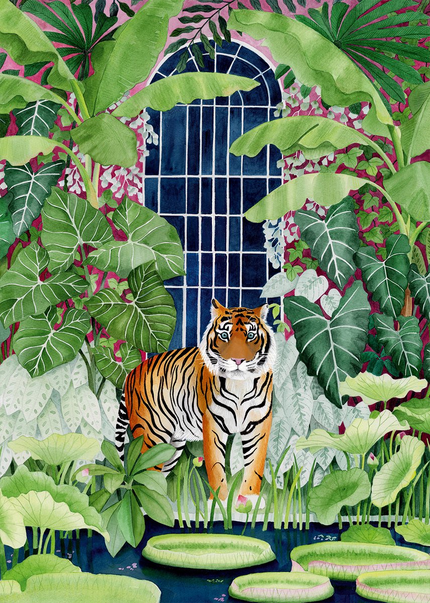Pieces & Peace legpuzzel Greenhouse Tiger - 1000 stukjes puzzel.