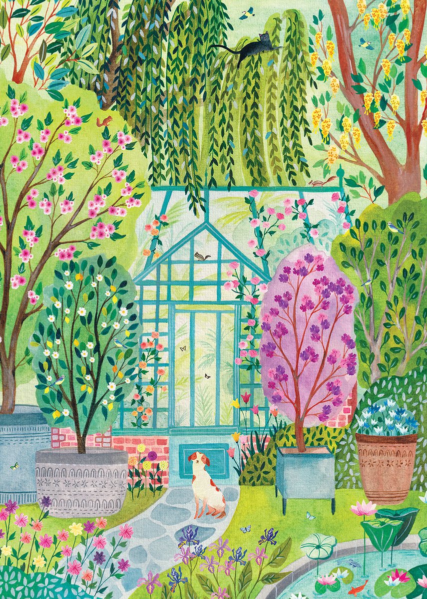 Pieces & Peace puzzel Geheimer Garten - 1000 stukjes legpuzzel.