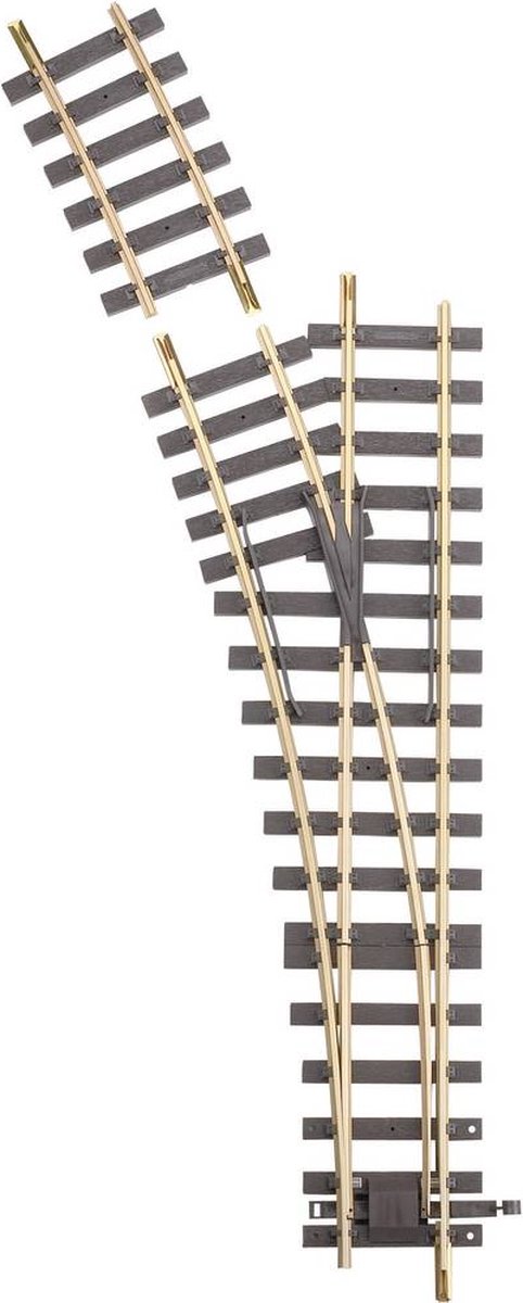 35222 G Piko rails Wissel, Links 480 mm 22.5 ° 1243 mm 1 stuk(s)