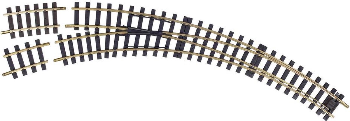 35224 G Piko rails Gebogen wissel, Links 30 °, 15 ° 921.24 mm 1 stuk(s)