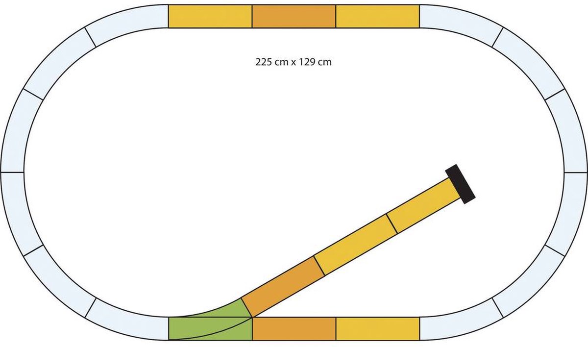 35301 G Piko rails Uitbreidingsset 1 set(s)