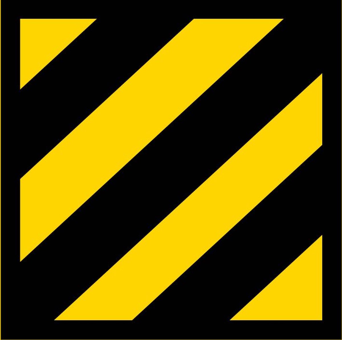 Pictogram stickers - identificatie van gevaarlijke stoffen - Niet met water blussen (50 stuks) Veiligheid sticker - Afmeting: 12x12cm Sticker