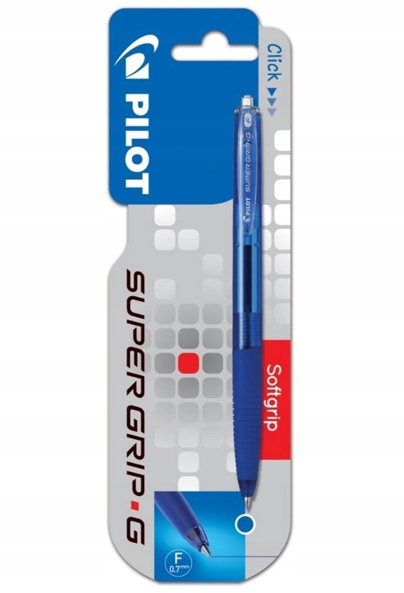 PILOT Super Grip G Blauwe Gelpen 0.7mm - Comfortabel Schrijven