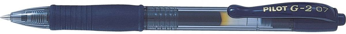   G-2 roller ball pen rubberized grip & retractable  - BlueBlack