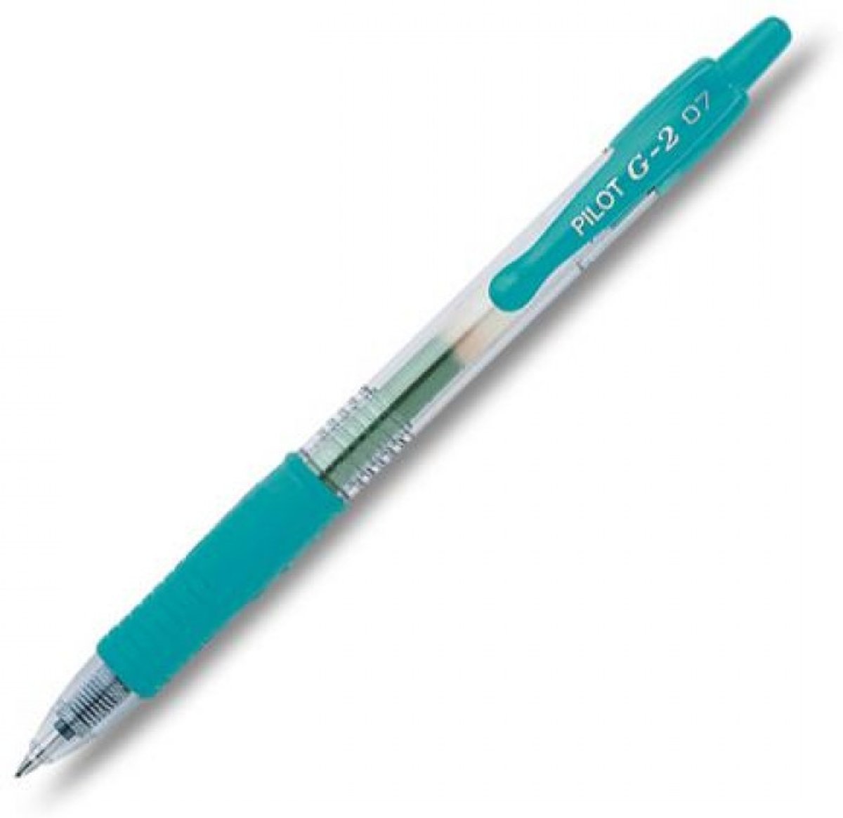   G-2 roller ball pen rubberized grip & retractable - Lichtblauw