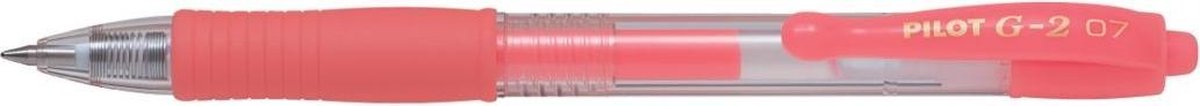   G-2 – Neon Rode Gel Ink Rollerball pen – Medium Tip