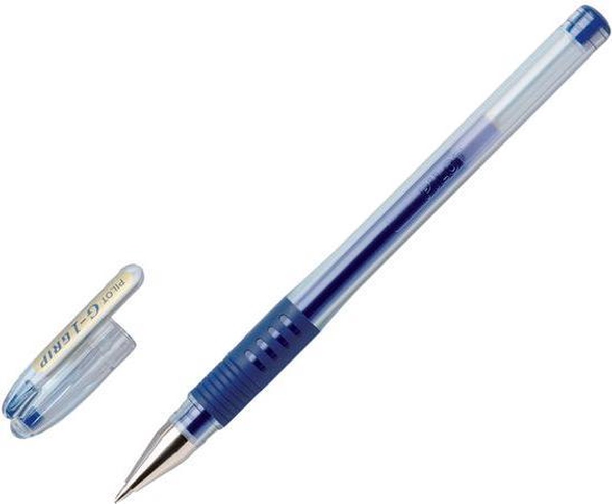 Pilot Gelpen G1-7 Grip 0,4 mm, blauw (pak 12 stuks)