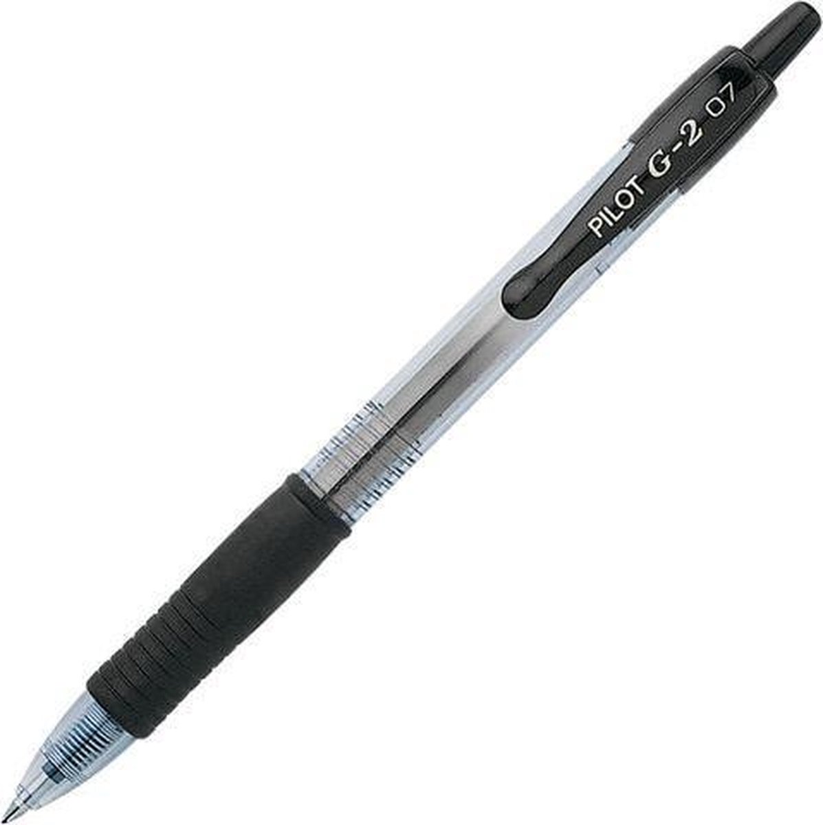   Gelpen G2-07 Grip, 0,4 mm, Zwart (pak 12 stuks)