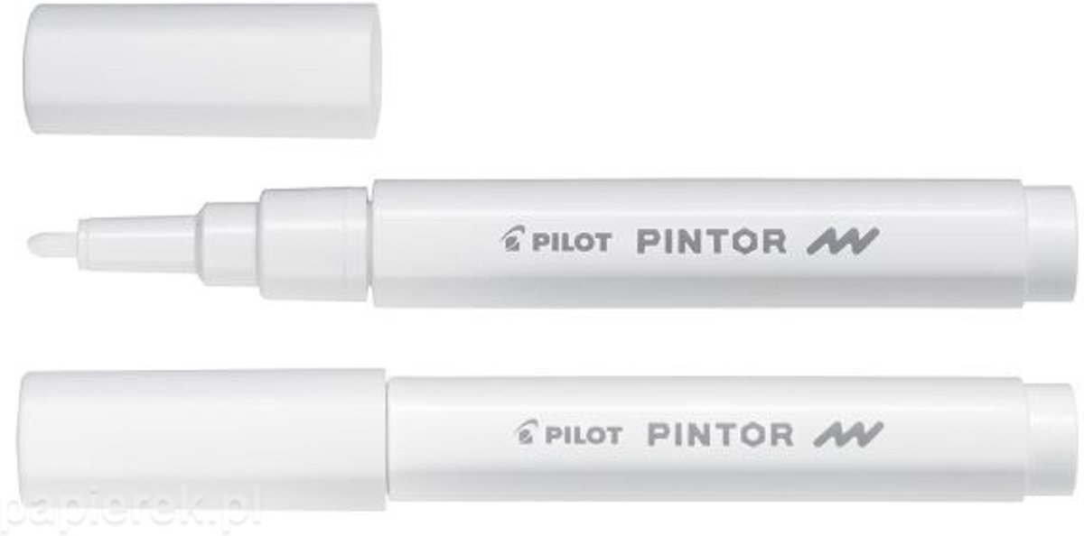   Pintor - Witte Verfstift - Fine - 1.0mm schrijfbreedte - Inkt op waterbasis - per 6 verpakt