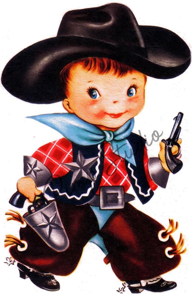 Cowboy Strijkapplicatie