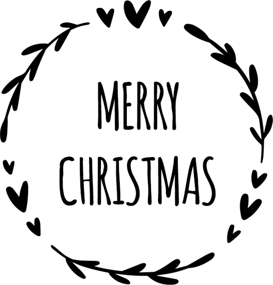 Kerst Raamsticker takjes