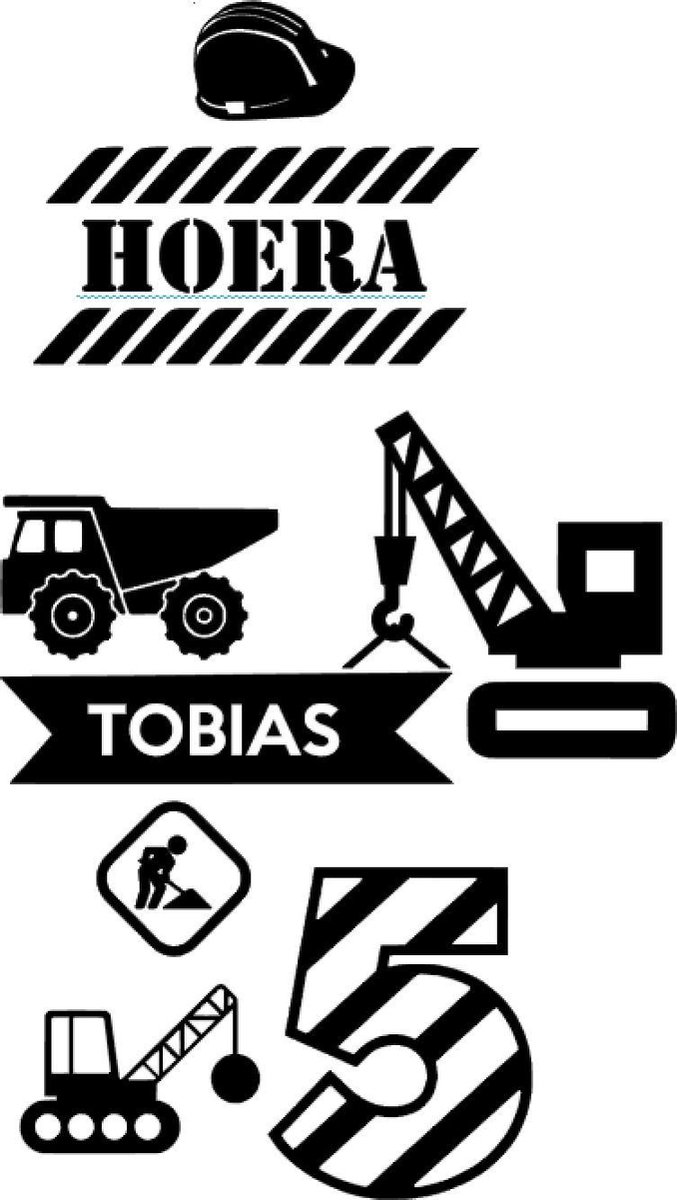 Raamsticker Under Construction