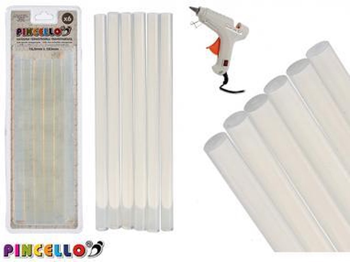 Pincello Lijmpistool Vullingen Maxi 6 stuks