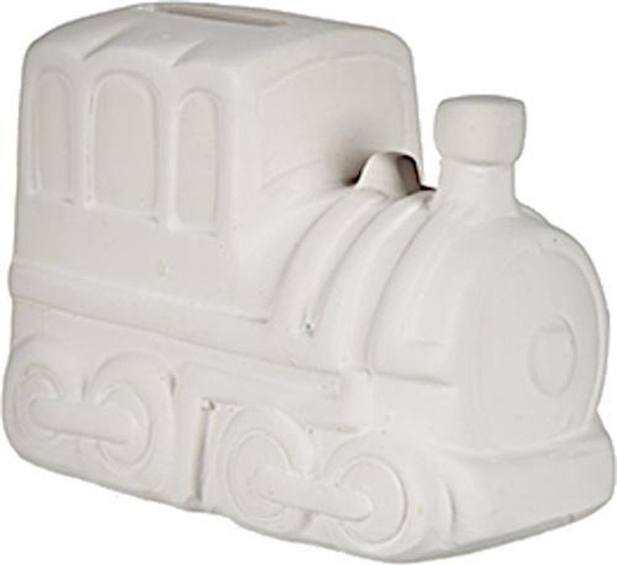 Pincello Schilderspaarpot Trein 13 X 9,5 Cm Keramiek Wit 8-delig