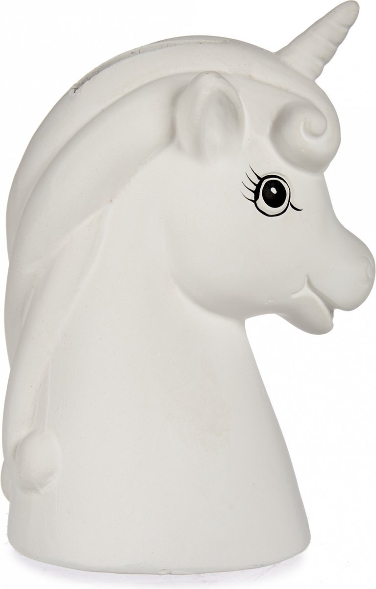 Pincello Spaarpot Verfset Junior 14,5 Cm Keramiek Wit 8-delig