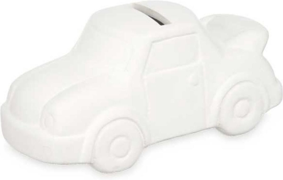 Pincello keramieken spaarpot auto 14,5 cm decoratief speelgoed.