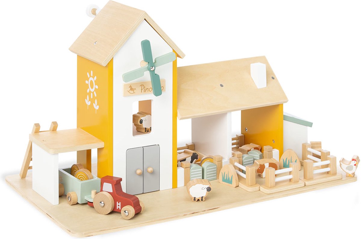 Pinolino Kinderträume 308424, Boerderij, 3 jaar, Meerkleurig, MDF, Hout