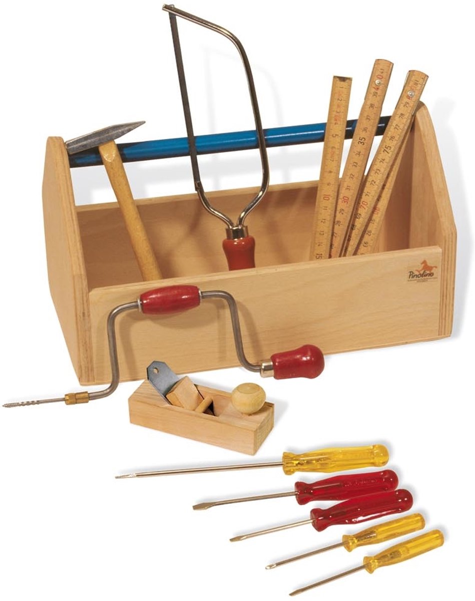 Gereedschapkist kids met gereedschap Pinolino 222317