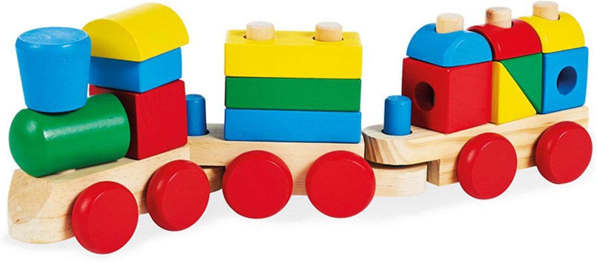 Pinolino - Houten Stapeltrein