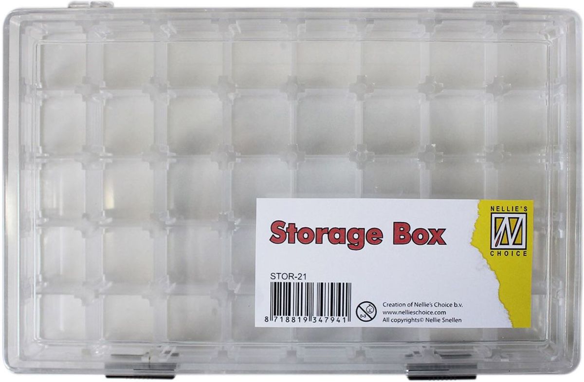 Opbergdoos - 40 Vakken van 2,3 x 2,3cm