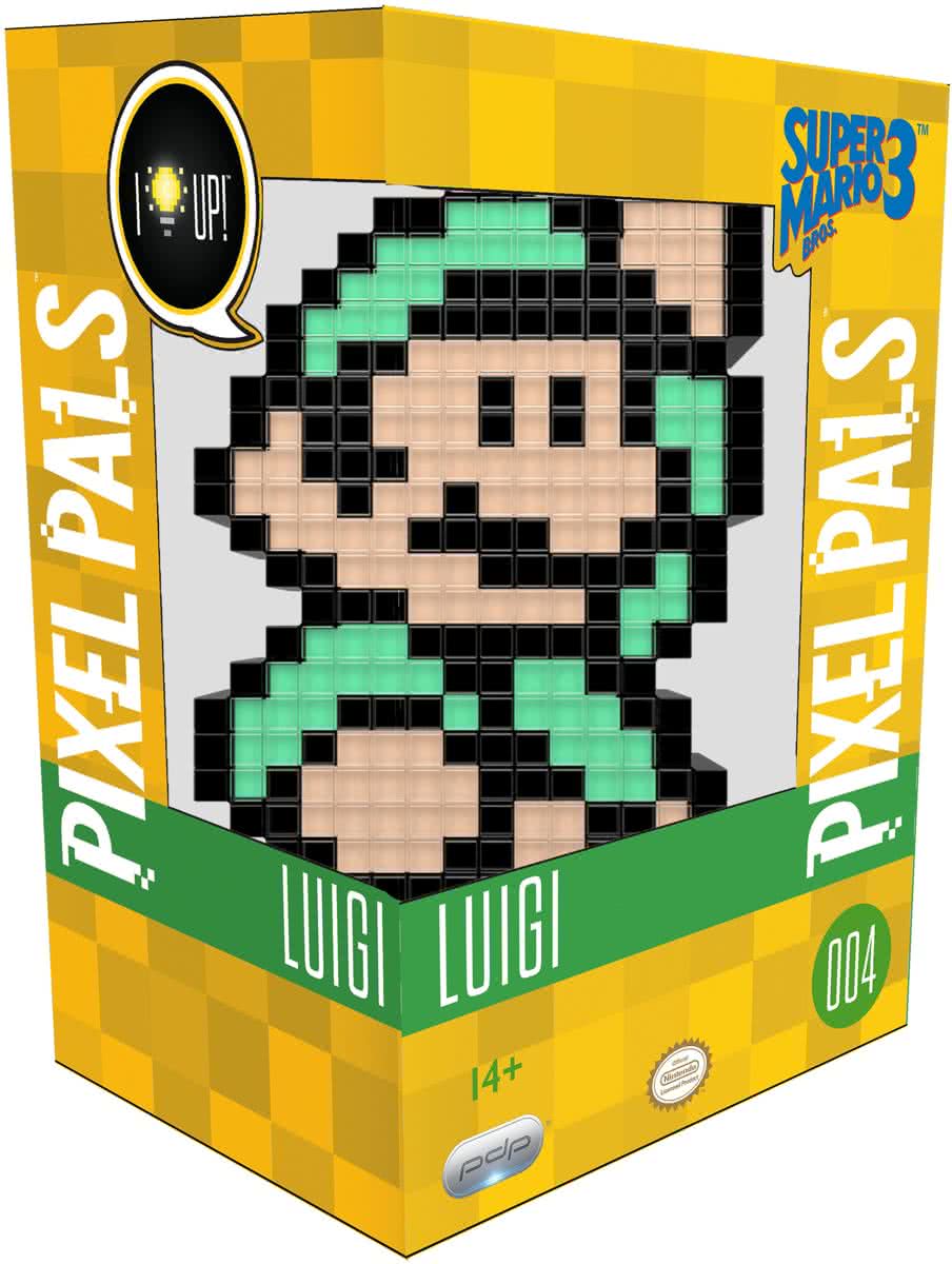 Pixel Pals - Lichtfiguur - Luigi - Super Mario Bros 3