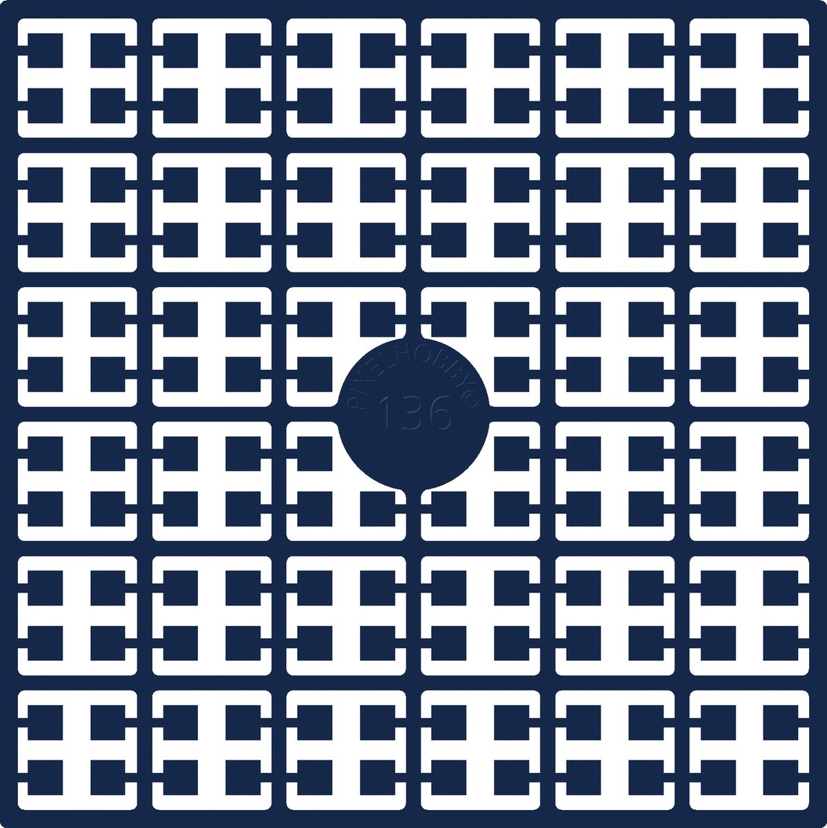 Pixelhobby matje ( 5 stuks ) nummer 136