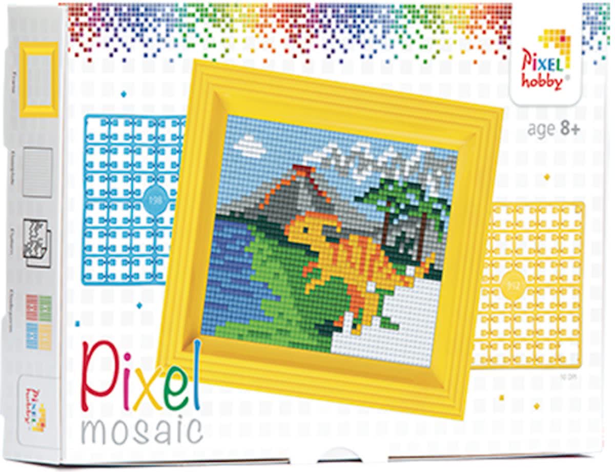 Geschenkverpakking Pixel Dinosaurus