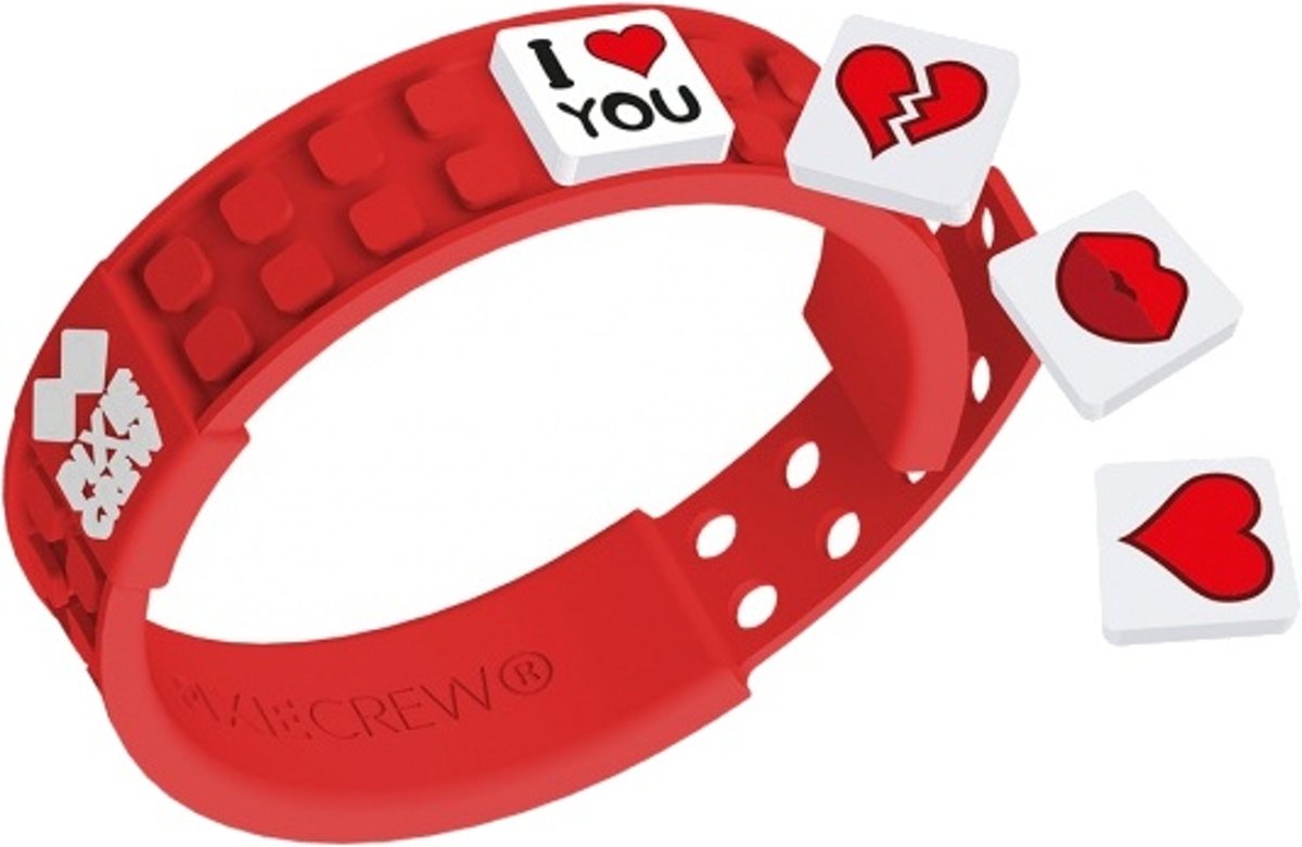 Pixie Crew Pixel Armband Rood 35-delig