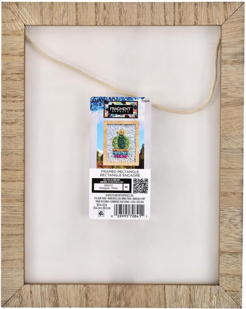 Plaid Fragment Effects Frame Rechthoek 20,3x25,4 cm