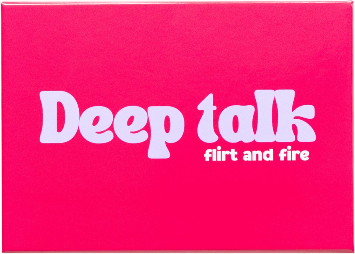 Deeptalk - Dating Edition - Vragenspel voor Dates - Kaartspel - Praatkaarten - Gesprekskaarten - Cardgame - Dating editie - 100 speelkaarten