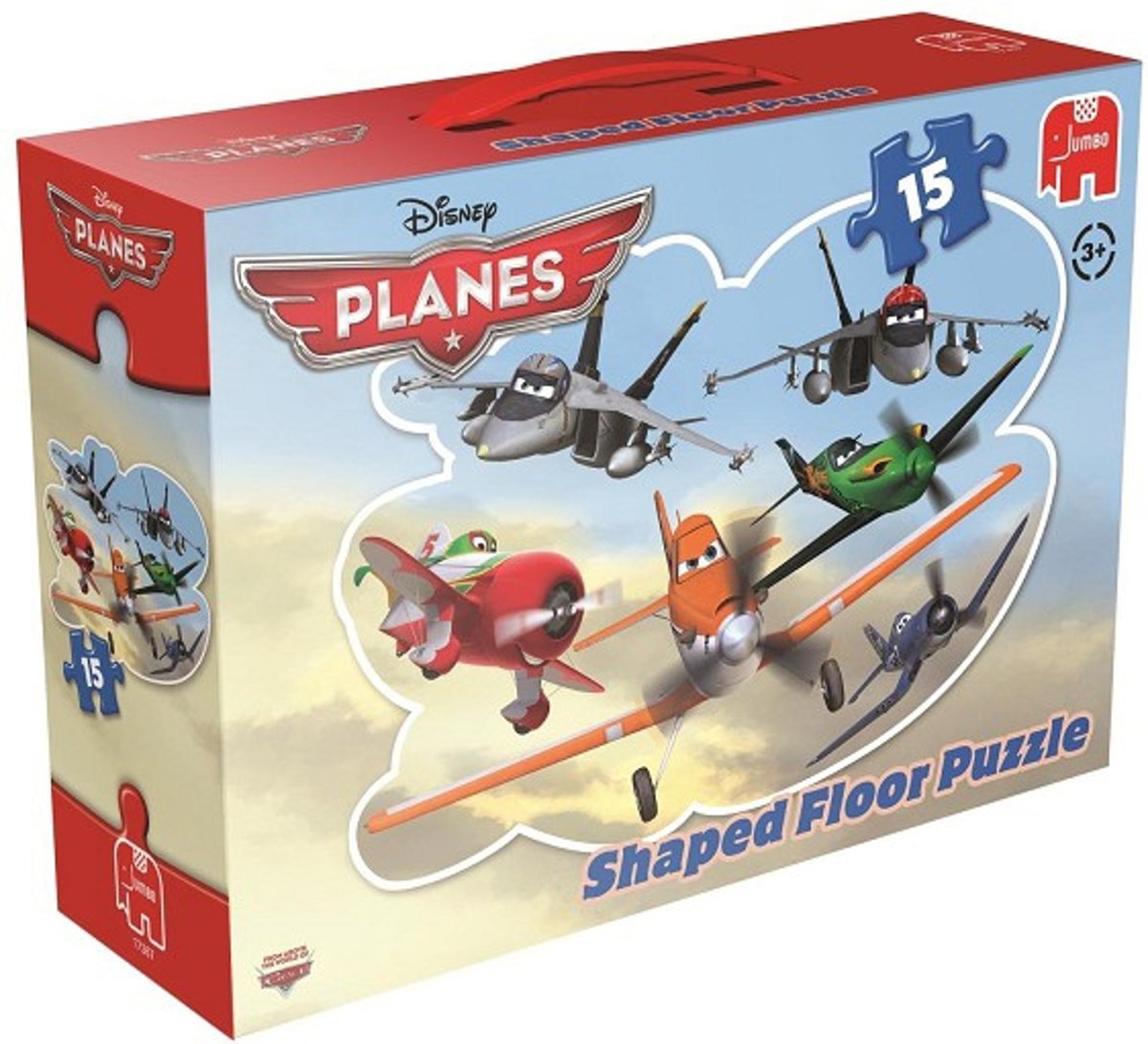 Jumbo Planes - vloerpuzzel - 15 stukjes