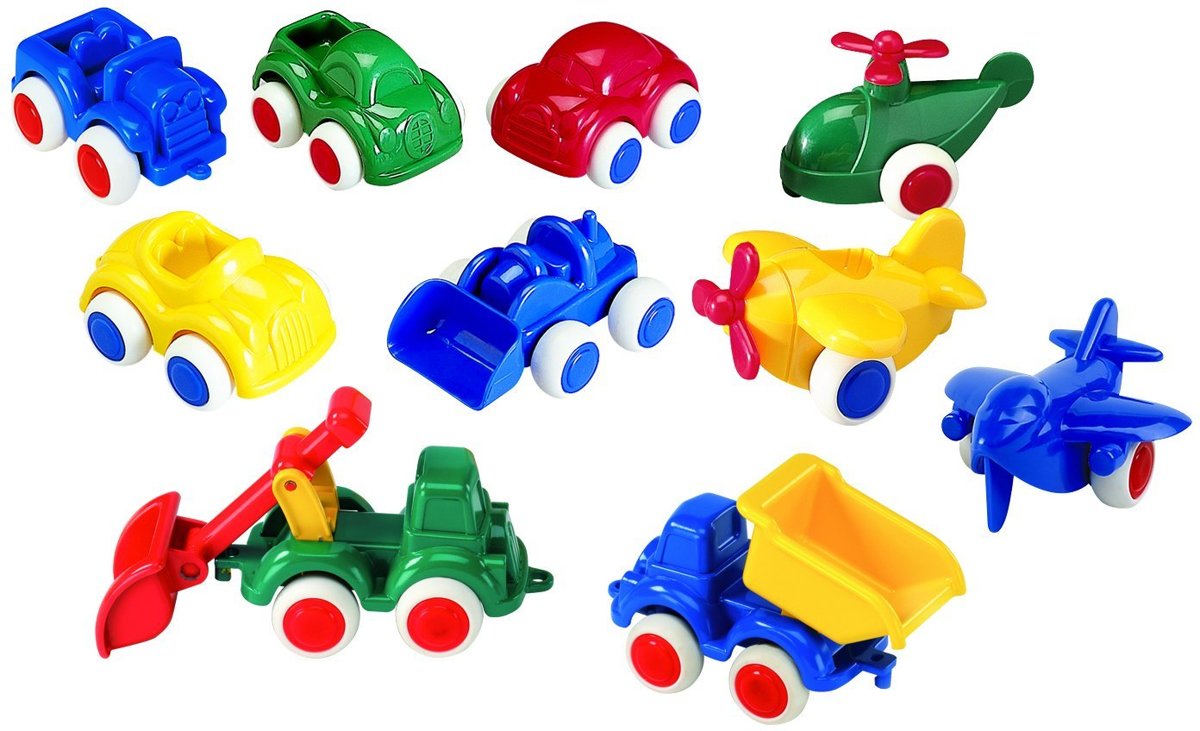 40 stuks Planet Happy waterspeelgoed Vikingtoys auto medium