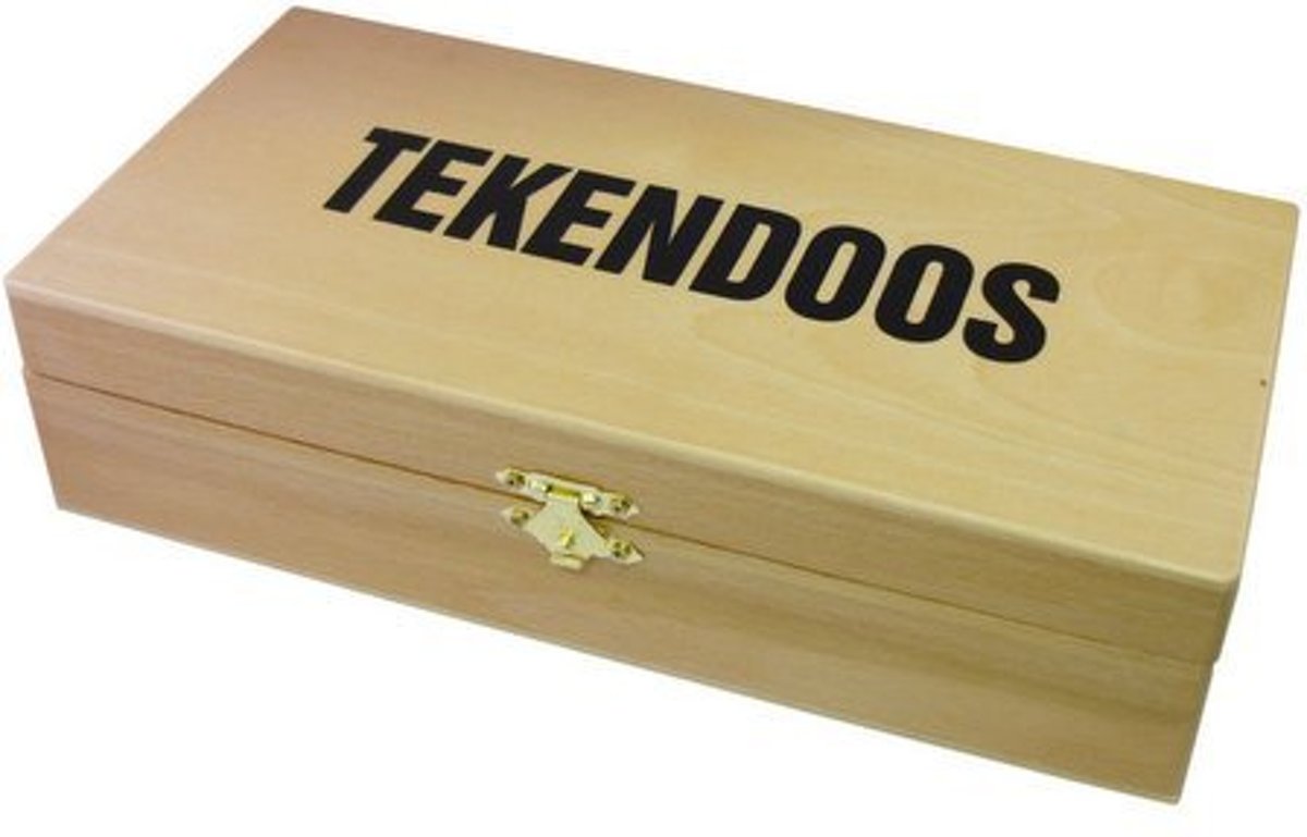 Planet Happy  teken en verfspullen Tekendoos 25x12,5x6,5cm