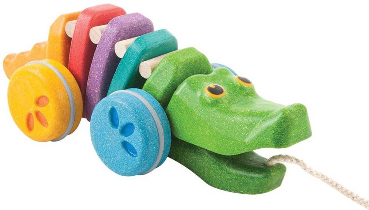 Plan Toys Dancing Alligator Rainbow