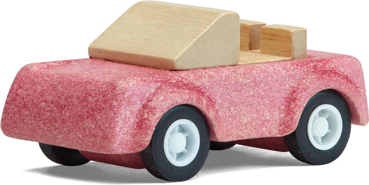 Plan Toys Roze sportauto