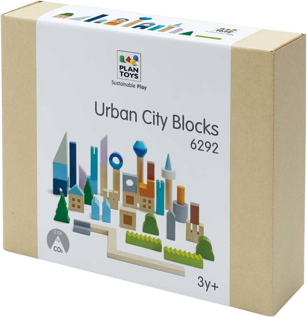 Plan Toys Urban City Blocks