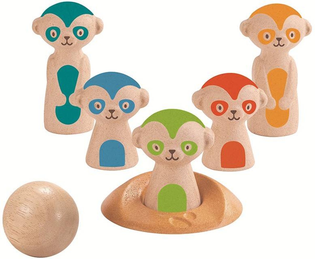 Plantoys - Kegelspel - Meerkat