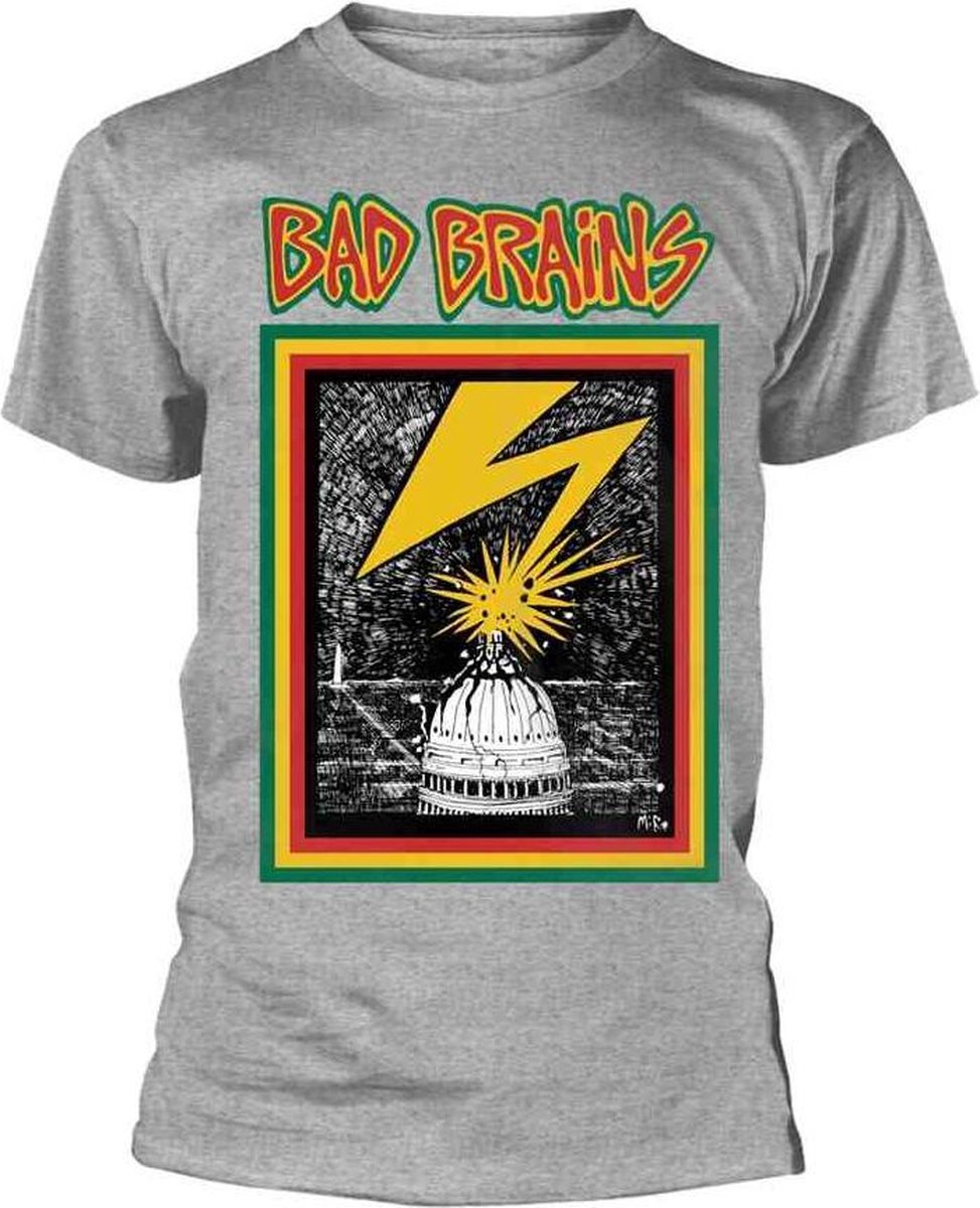 Bad Brains Heren Tshirt -XXXL- Grijs
