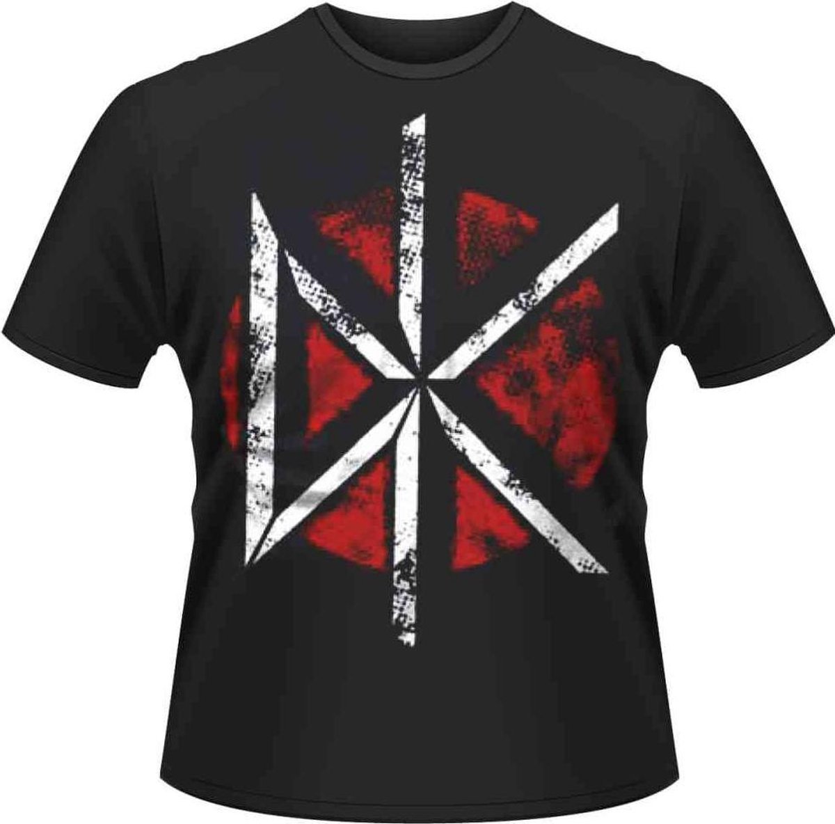 Dead Kennedys Heren Tshirt -XXXL- Distressed DK Logo Zwart
