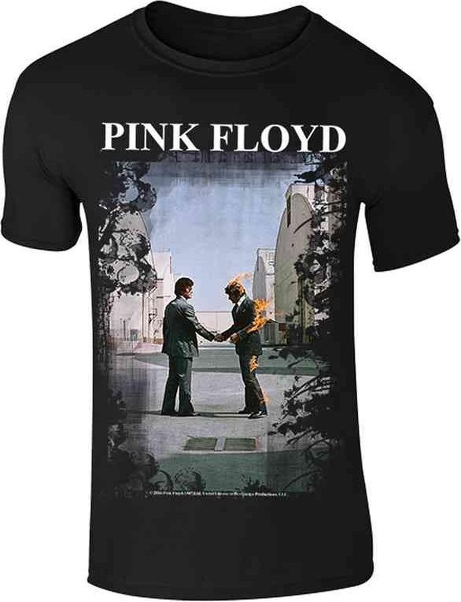 Pink Floyd Heren Tshirt -XXL- Burning Man Zwart