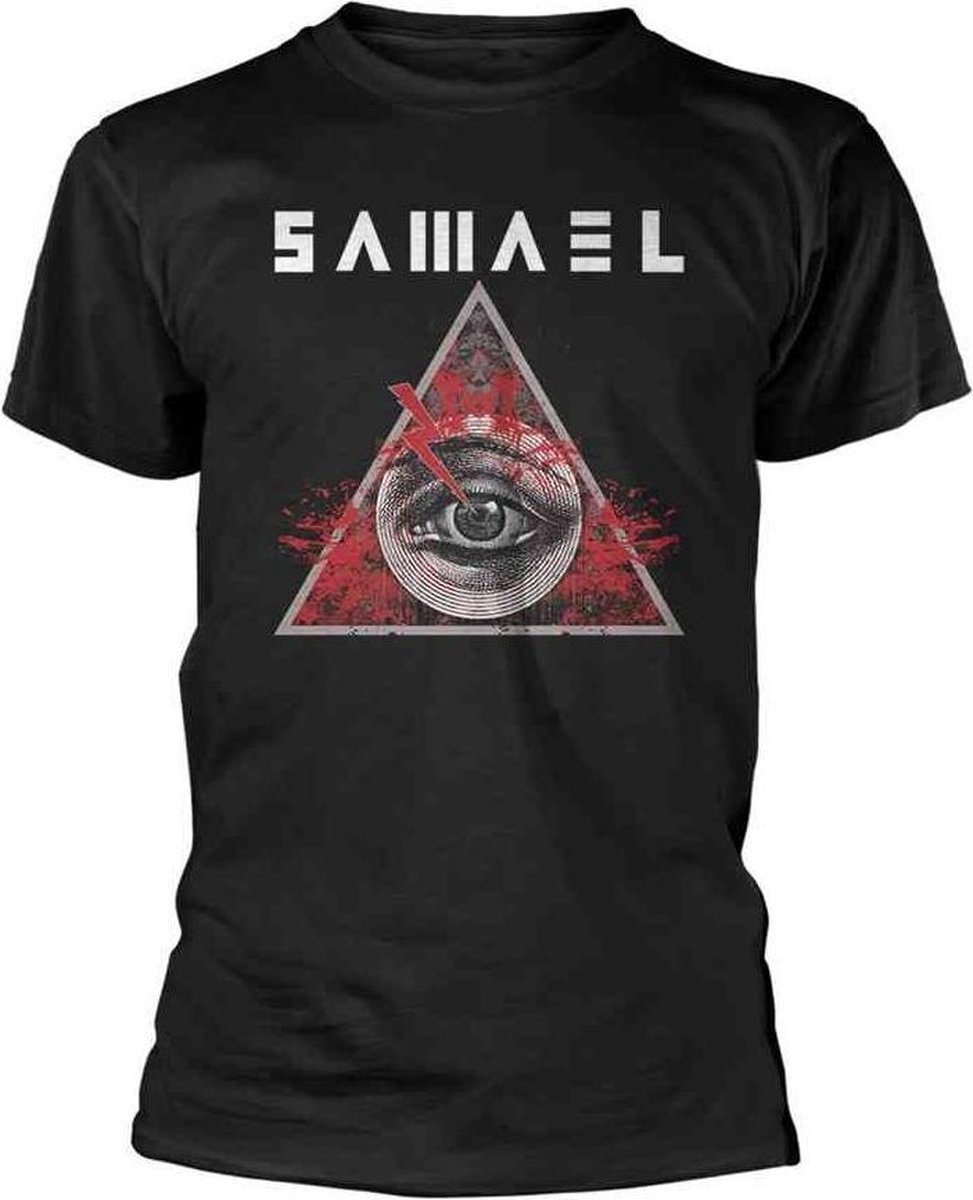 Samael Heren Tshirt -M- Hegemony Zwart