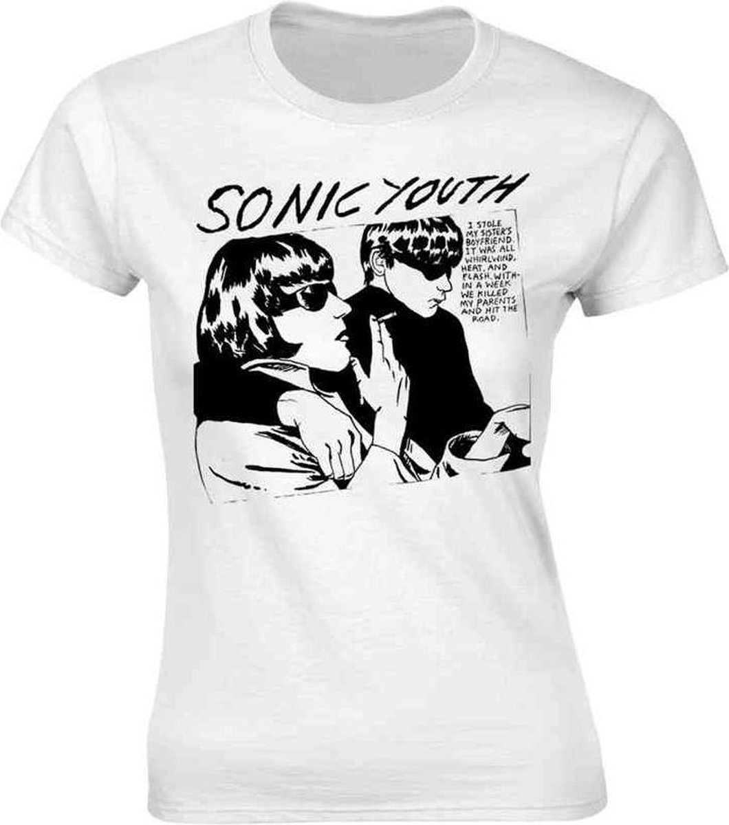 Sonic Youth Dames Tshirt -L- Goo Album Cover Wit