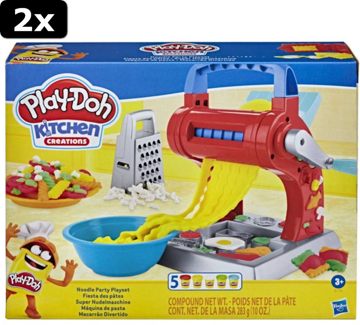 2x Play-Doh Pastafeest