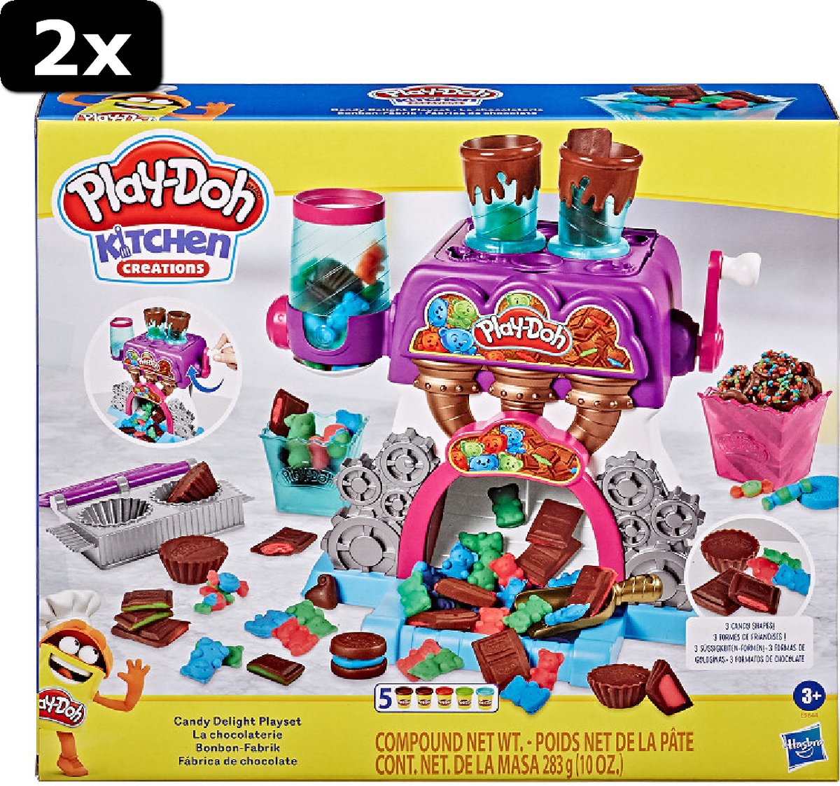 2x Play-Doh Snoepfabriek
